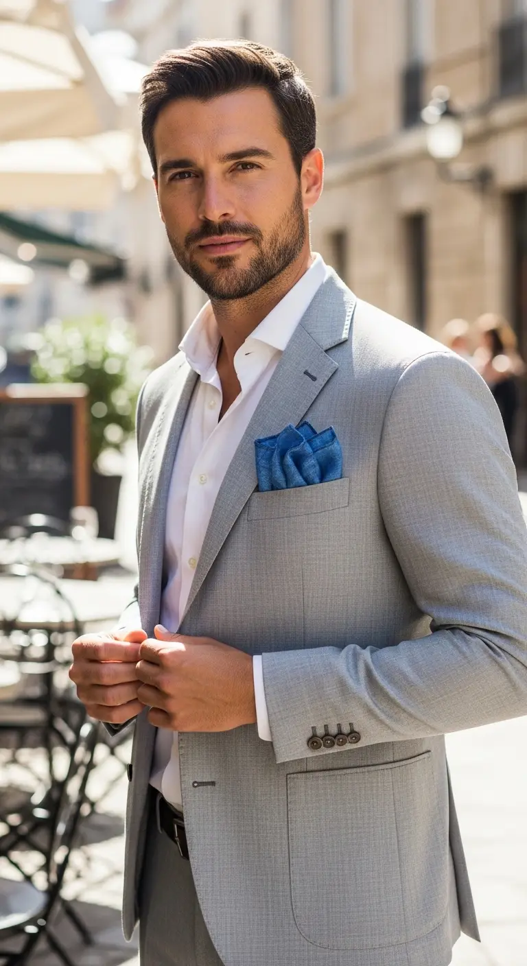 9 Pocket Squares for Men Ideas That Instantly Elevate Style 5 Add Texture With Linen And Wool For Seasonal Swagger