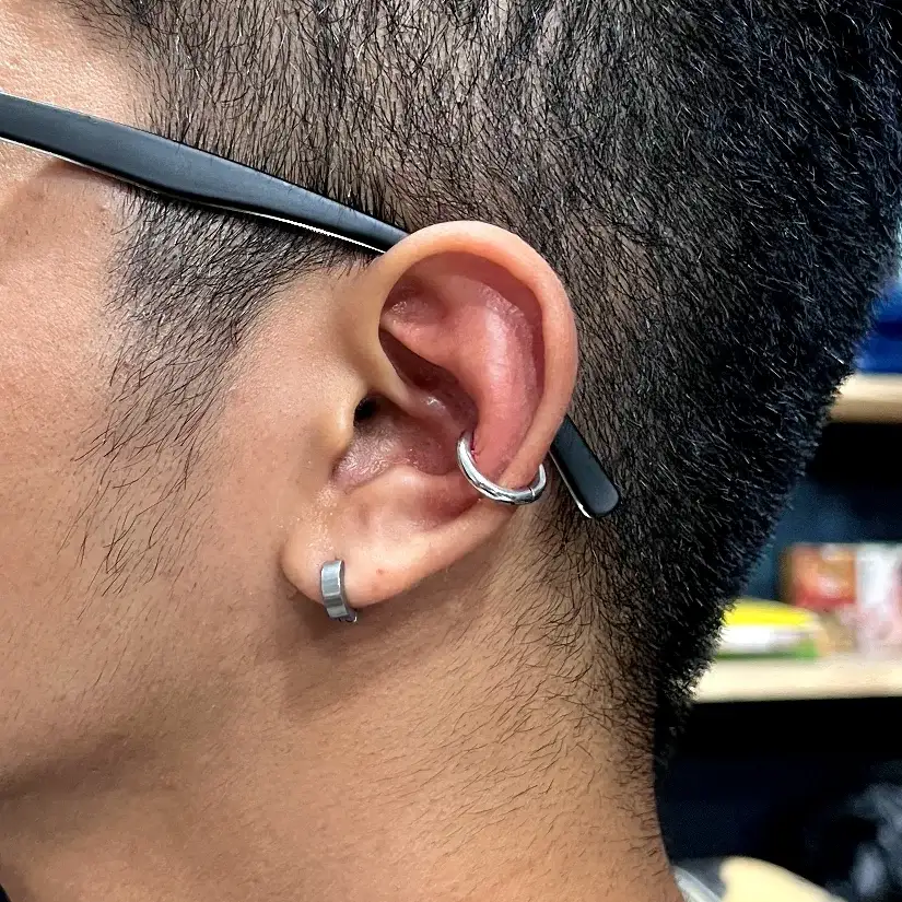 Conch piercing