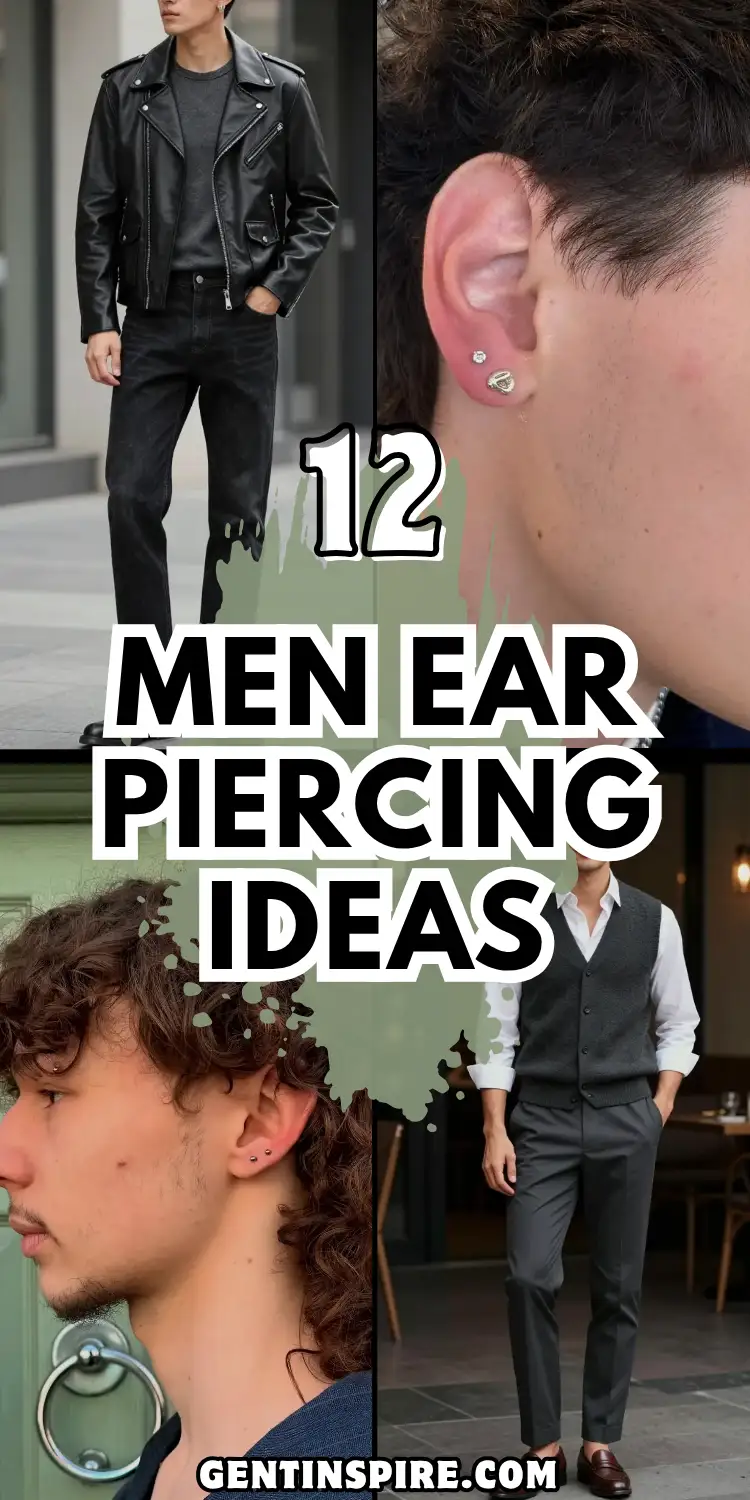 Men Ear Piercing