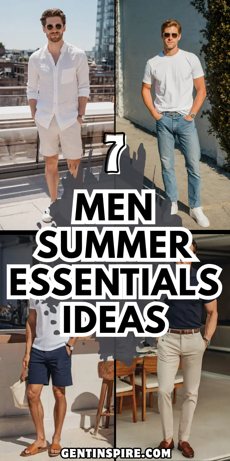 Men Summer Essentials That Actually Keep You Looking Sharp 1 Men Summer Essentials