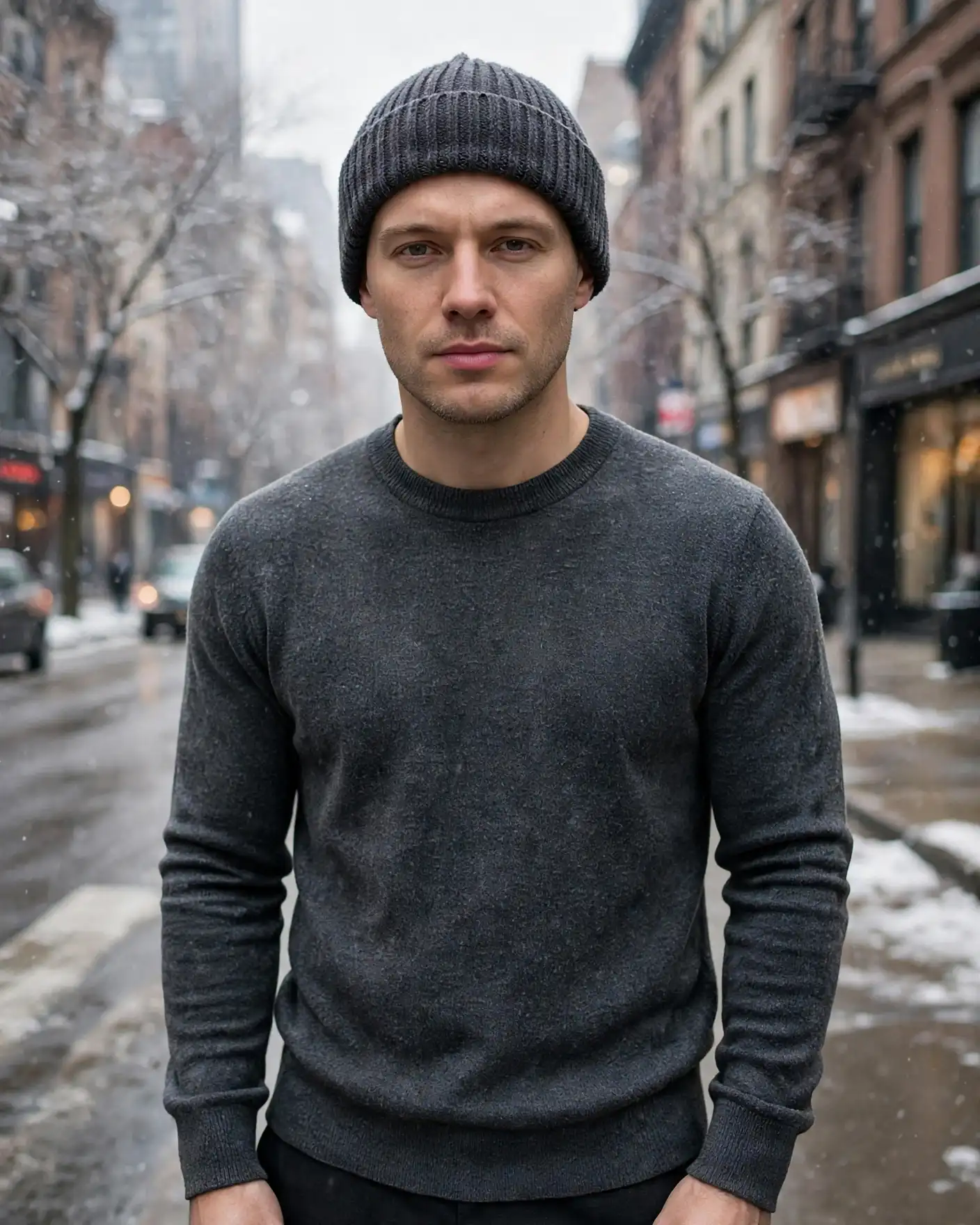 11 Bald Men Cap Ideas for a Stylish Look 7 The Beanie